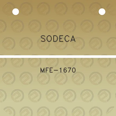 sodeca-mfe-1670