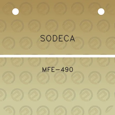 sodeca-mfe-490