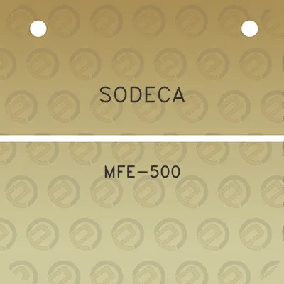 sodeca-mfe-500