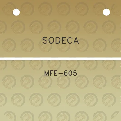 sodeca-mfe-605