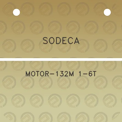 sodeca-motor-132m-1-6t