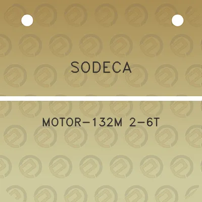 sodeca-motor-132m-2-6t