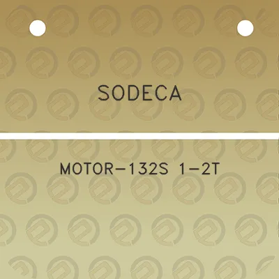 sodeca-motor-132s-1-2t