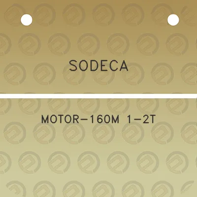 sodeca-motor-160m-1-2t