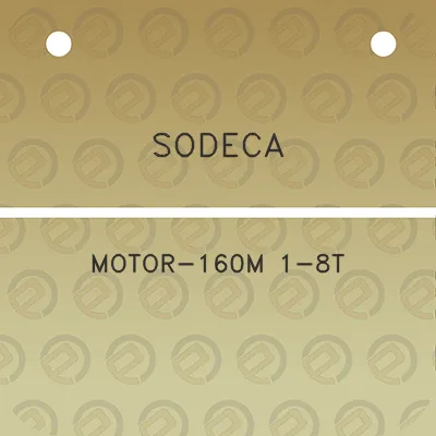 sodeca-motor-160m-1-8t