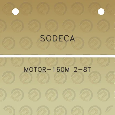 sodeca-motor-160m-2-8t