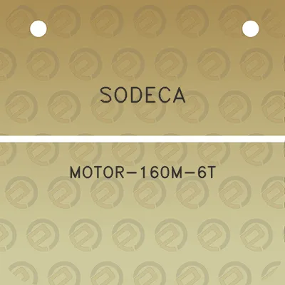 sodeca-motor-160m-6t