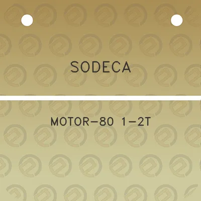 sodeca-motor-80-1-2t