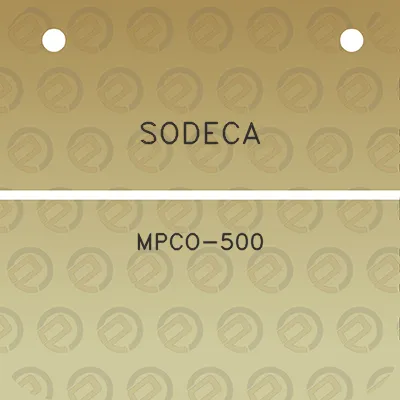 sodeca-mpco-500