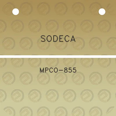 sodeca-mpco-855