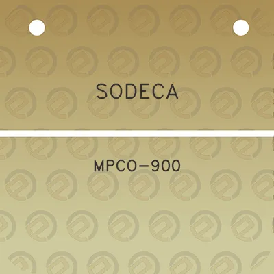 sodeca-mpco-900