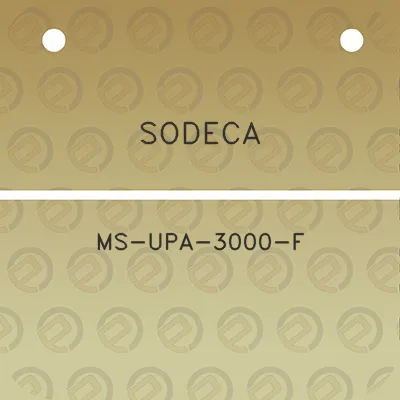 sodeca-ms-upa-3000-f