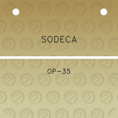 sodeca-op-35