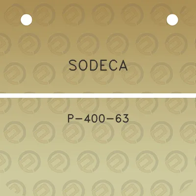 sodeca-p-400-63