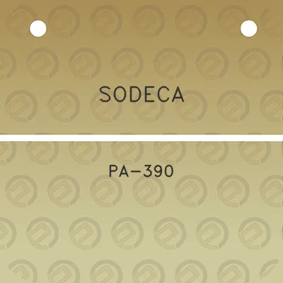 sodeca-pa-390