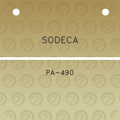 sodeca-pa-490