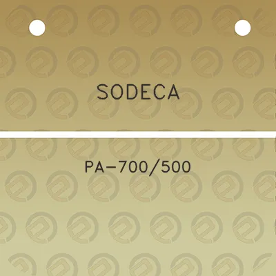 sodeca-pa-700500