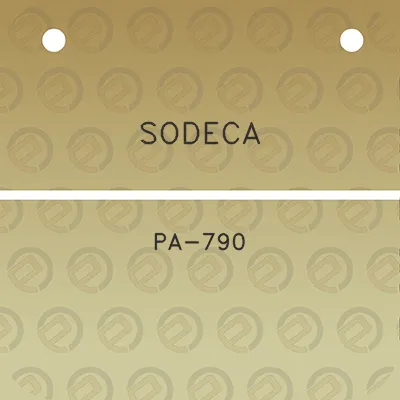 sodeca-pa-790