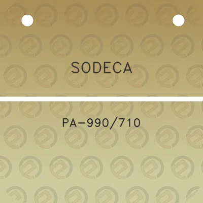 sodeca-pa-990710