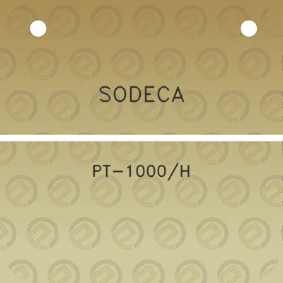 sodeca-pt-1000h