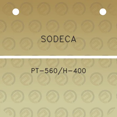 sodeca-pt-560h-400