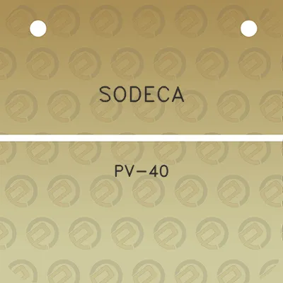 sodeca-pv-40