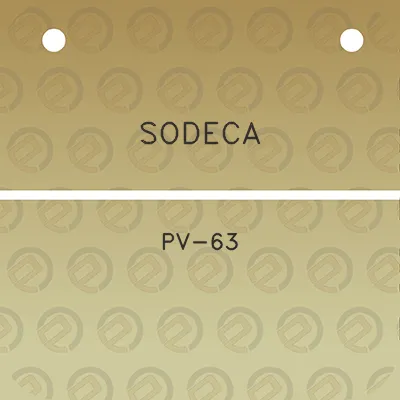 sodeca-pv-63