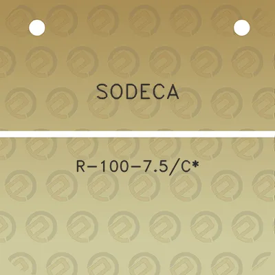 sodeca-r-100-75c