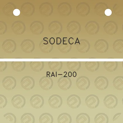 sodeca-rai-200