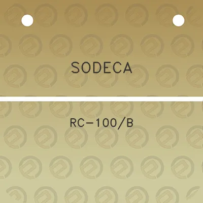 sodeca-rc-100b