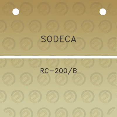 sodeca-rc-200b