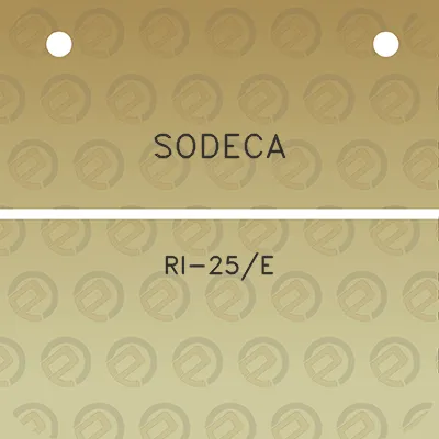 sodeca-ri-25e