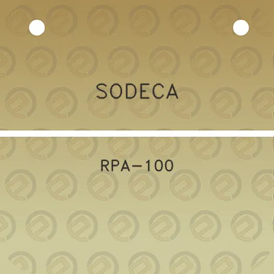 sodeca-rpa-100