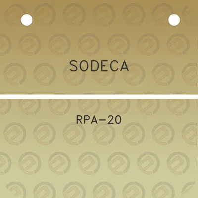 sodeca-rpa-20