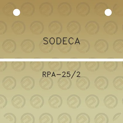 sodeca-rpa-252