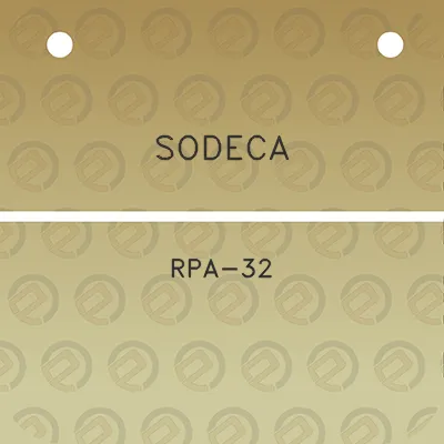 sodeca-rpa-32