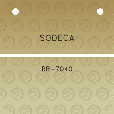 sodeca-rr-7040