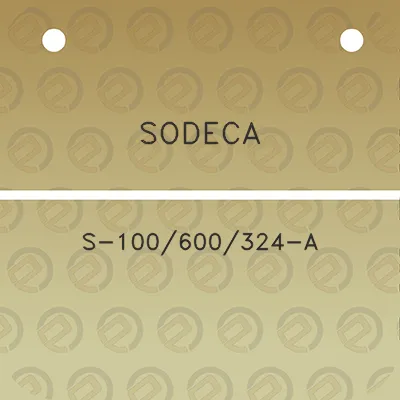 sodeca-s-100600324-a