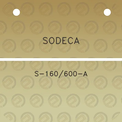 sodeca-s-160600-a