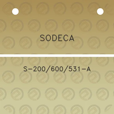 sodeca-s-200600531-a