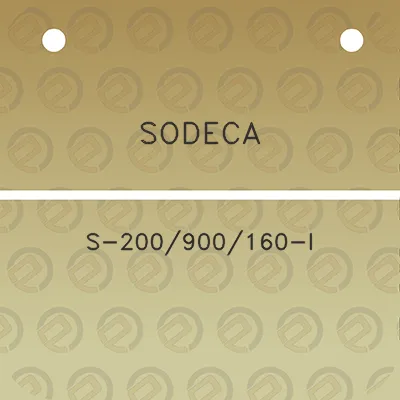 sodeca-s-200900160-i