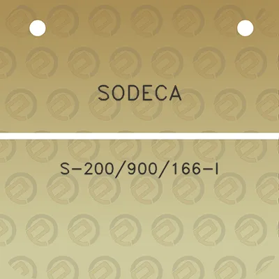 sodeca-s-200900166-i