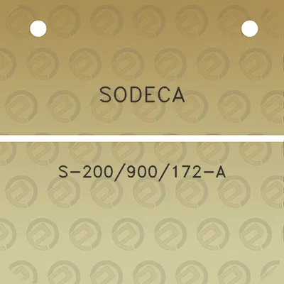 sodeca-s-200900172-a