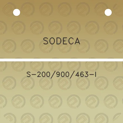 sodeca-s-200900463-i