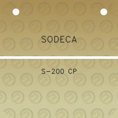 sodeca-s-200-cp