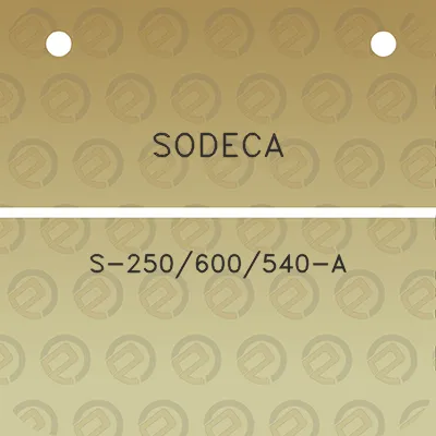 sodeca-s-250600540-a