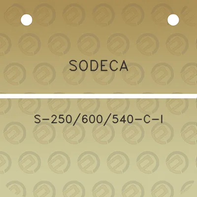 sodeca-s-250600540-c-i