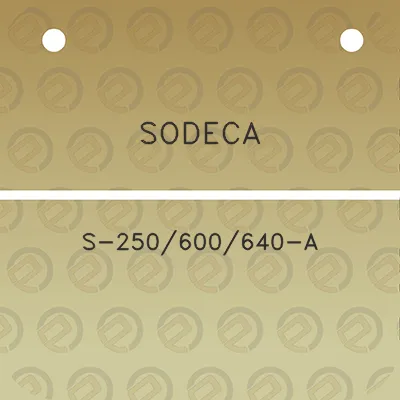 sodeca-s-250600640-a