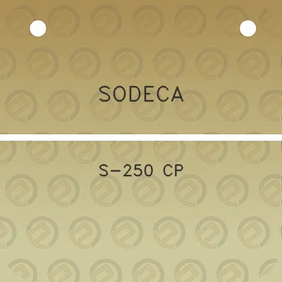 sodeca-s-250-cp