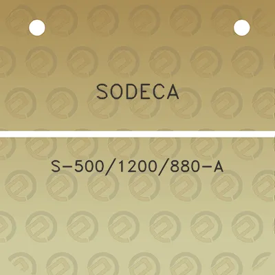 sodeca-s-5001200880-a